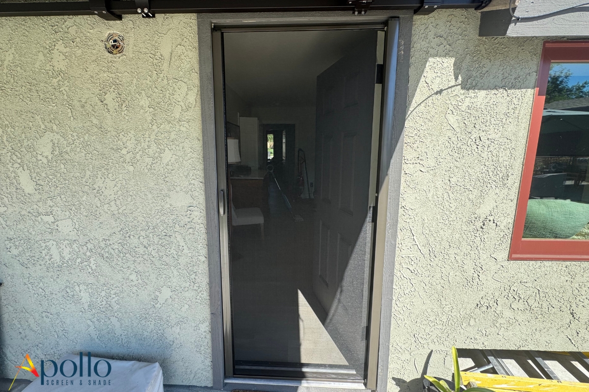 Bronze Single Retractable Screen Door - Yorba Linda_ CA (1).jpg